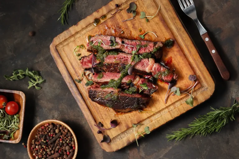 Costilla madurada, saborizada y cocida